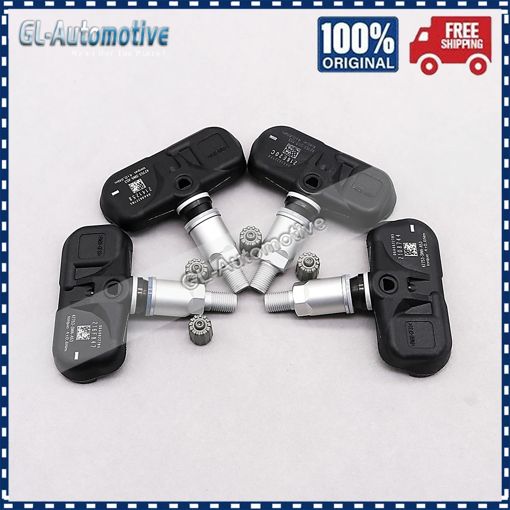 Набор (4) TPMS 42753-SWA-A53 датчик давления в шинах для Honda Accord CR-V Fit S2000 42753 SWA A53 315 МГц