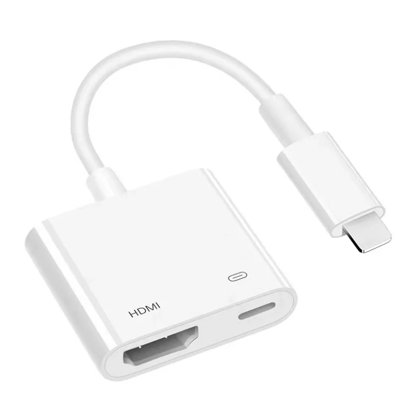

IPhone Adapter Cable For Hdmi Screen Mirror iPhone iPad Tv