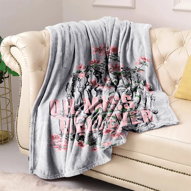 

Kawaii Blanket for Living Room Twenty One Pilots Decorative Sofa Blankets Bedroom Decoration Boho Home Decor Throw Fluffy Soft