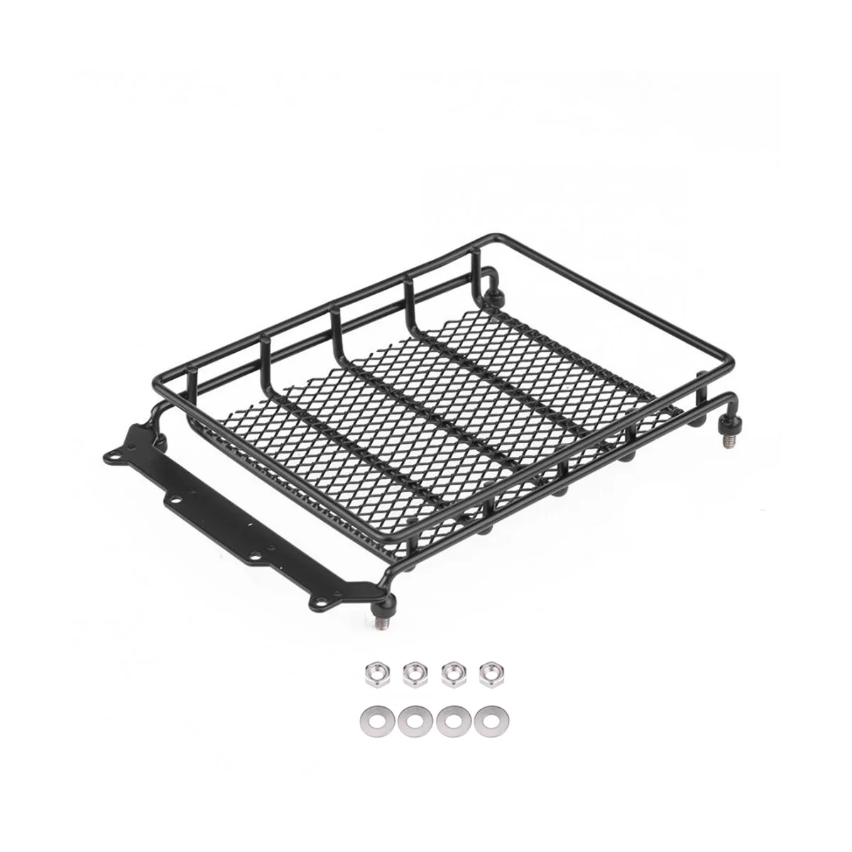 

Metal 155X105mm Luggage Carrier Roof Rack for Axial SCX10 Traxxas TRX4 RC4WD D90 Tamiya CC01 1/10 RC Crawler Car