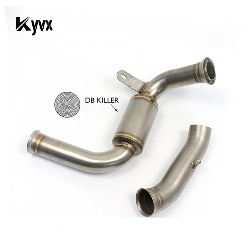 

For KTM DUKE RC390 2017 2018 2019 2020 DUKE 250 200 DUKE 125 2017-2019 Motorcycle Exhaust Head Link Pipe DB-killer motocross