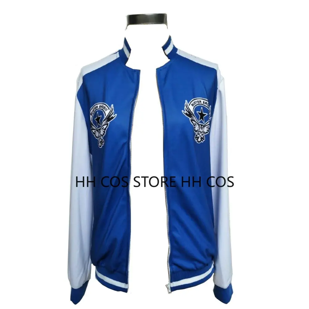 

Хэллоуин гипнозмик деление рэп битва Джиро Ямада Косплей Костюм голубая куртка для детей и взрослых искусственное высокое качество