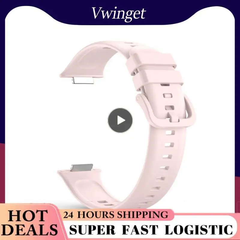 

Silica Gel Replacement Bracelet Anti-losing Comfortable Smooth Watchband Stable Durable Consumer Electronics 1 Pcs Portable