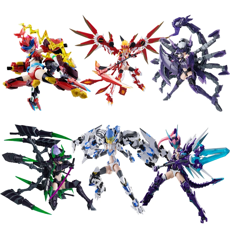 

Anime Figure E-Model Four Holy Beasts 1/12 Assembly Toys ATKGIRL Frame Arms Girl Green Dragon Suzaku White Tiger Scorpion