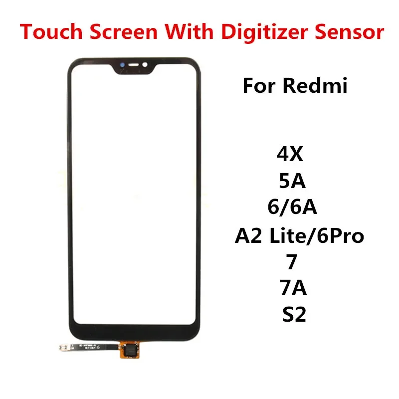 Внешний экран для Xiaomi Redmi 7A 7 6 6A 5A 4X Mi A2 Lite дигитайзер датчик передняя панель