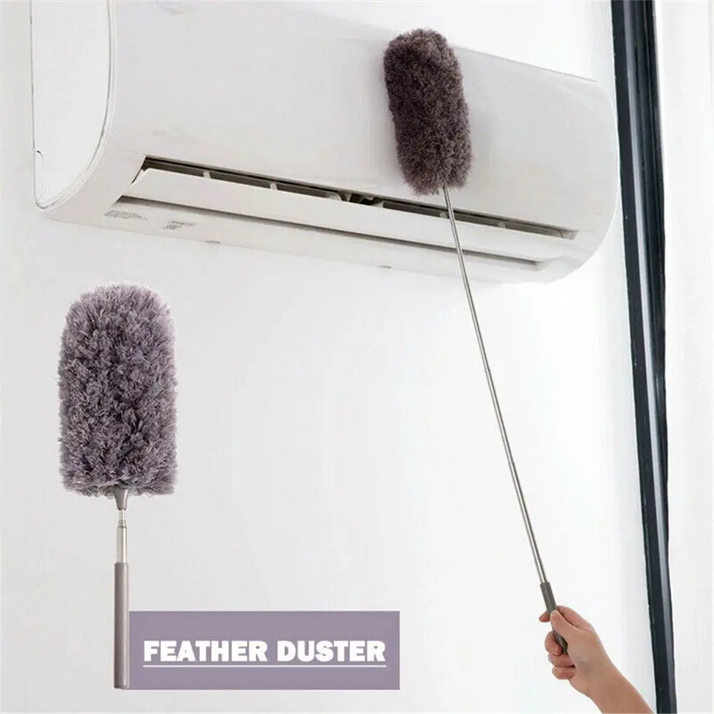 

Home Durable Washable Portable Extendable Duster Long Telescopic Feather Duster