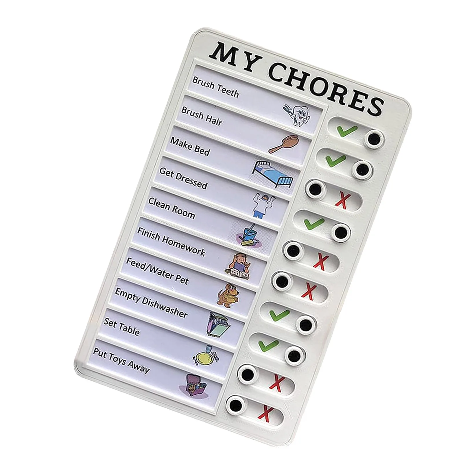 

Chores Portable Memo Board Chore Chart Memo Boards Detachable Form To Do List Notepad For Check Items And Form Good Habit