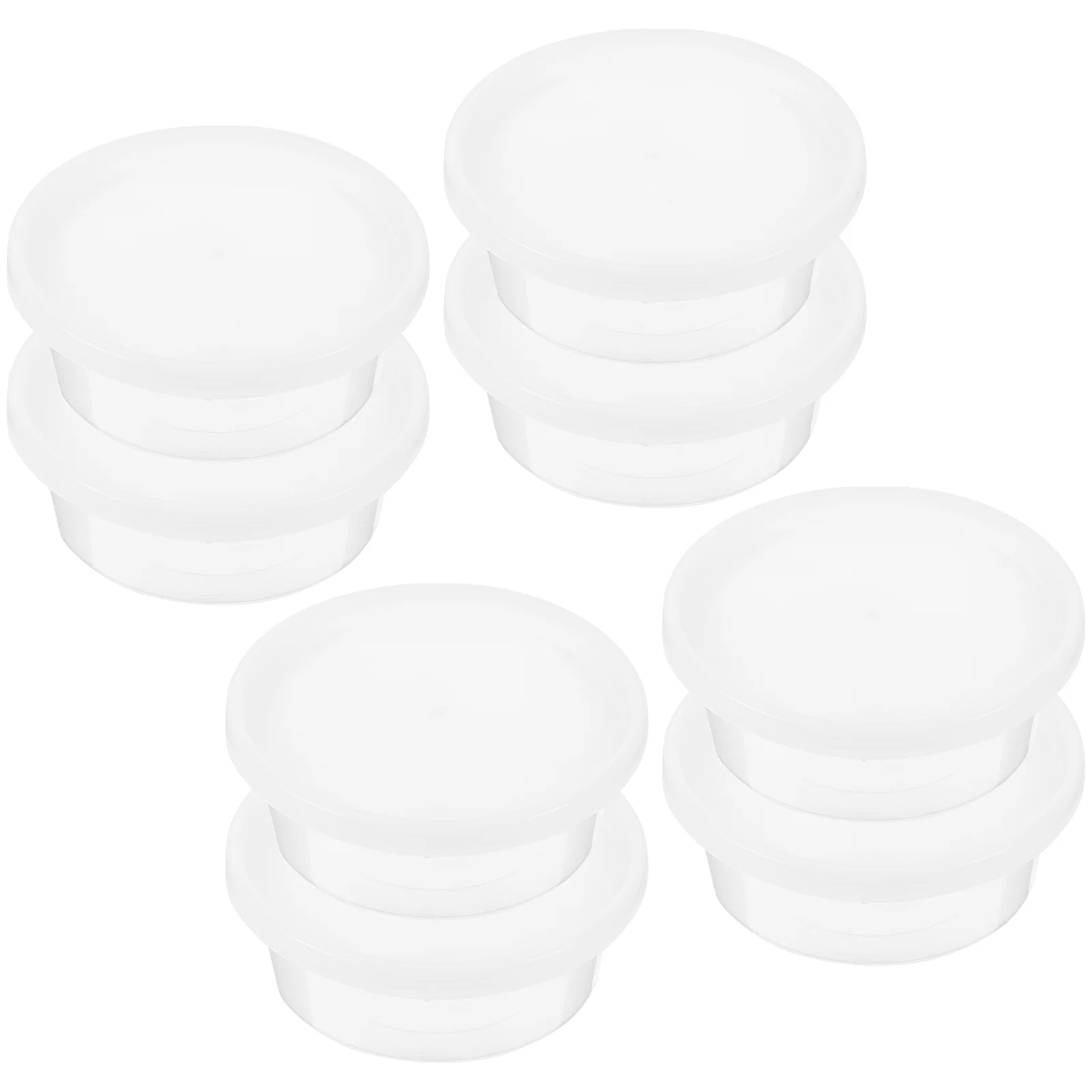 

20 Pcs Dishwasher Deli Containers Sauce Cups Salad Dressing Bowls Plastic Disposable Measuring Condiment Transparent