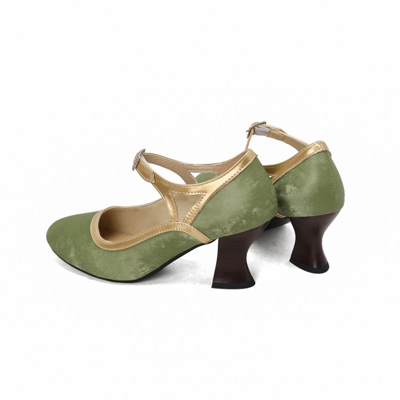 SIMLOVEYO Лето-весна Симпатичные женские туфли-лодочки с круглым носком 6 5 см