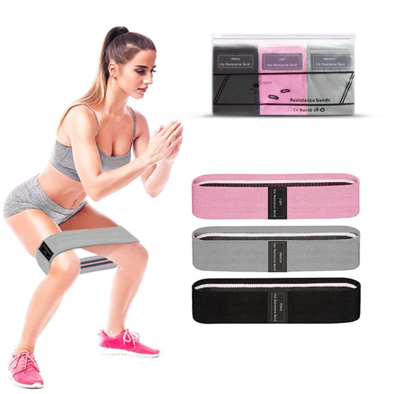 

Power Belt Fitness Women's Buttocks Artifact 3 Sports Gym Hip Fabric Resistance Bands for Gym Workouts Gym Equipment for Home