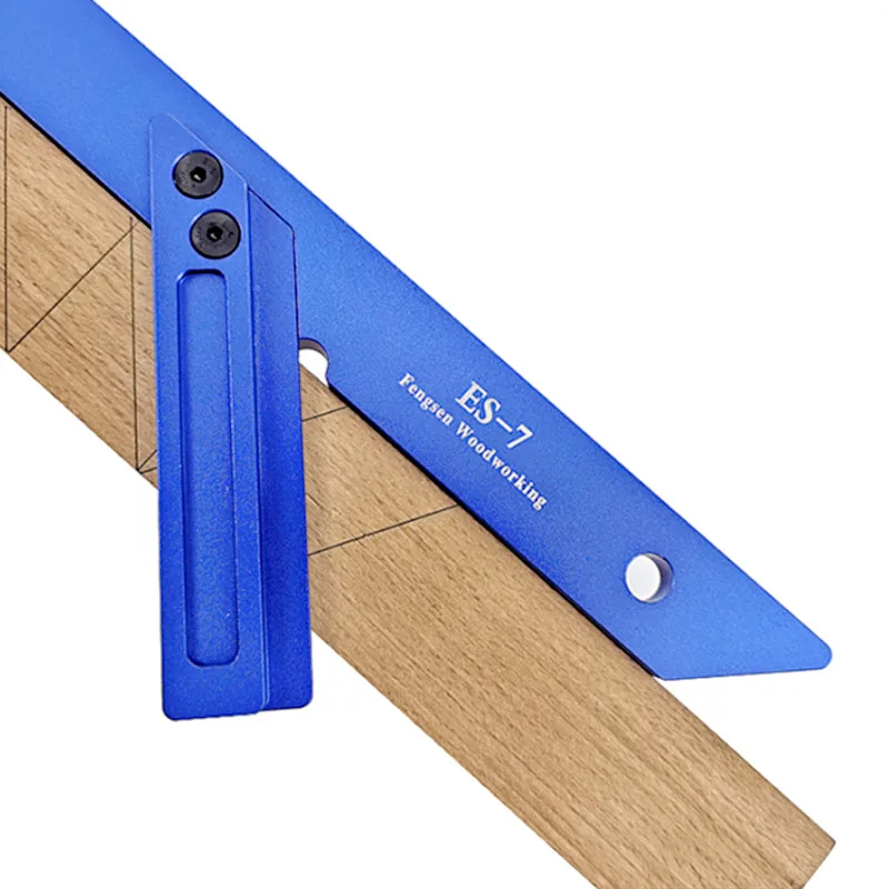

Woodworking Scriber 45 Degrees Angle Line Scribing Ruler Marking Tools Aluminum Alloy Angle Planning Line Gauge