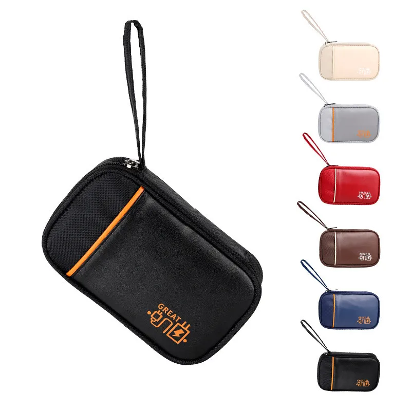 

USB Gadgets Wires Charger Power Battery Zipper Cosmetic Bag Case Accessories Item Portable Cable Digital Storage Bags Organizer