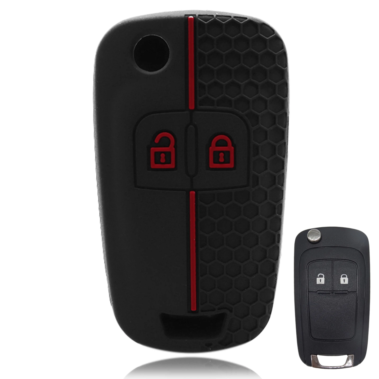 

Car Key Case Cover For Opel Vauxhall Corsa D Astra J Cascada Adam Mokka Silicone Remote Fob Keyless Rubber Protection Skin Shell