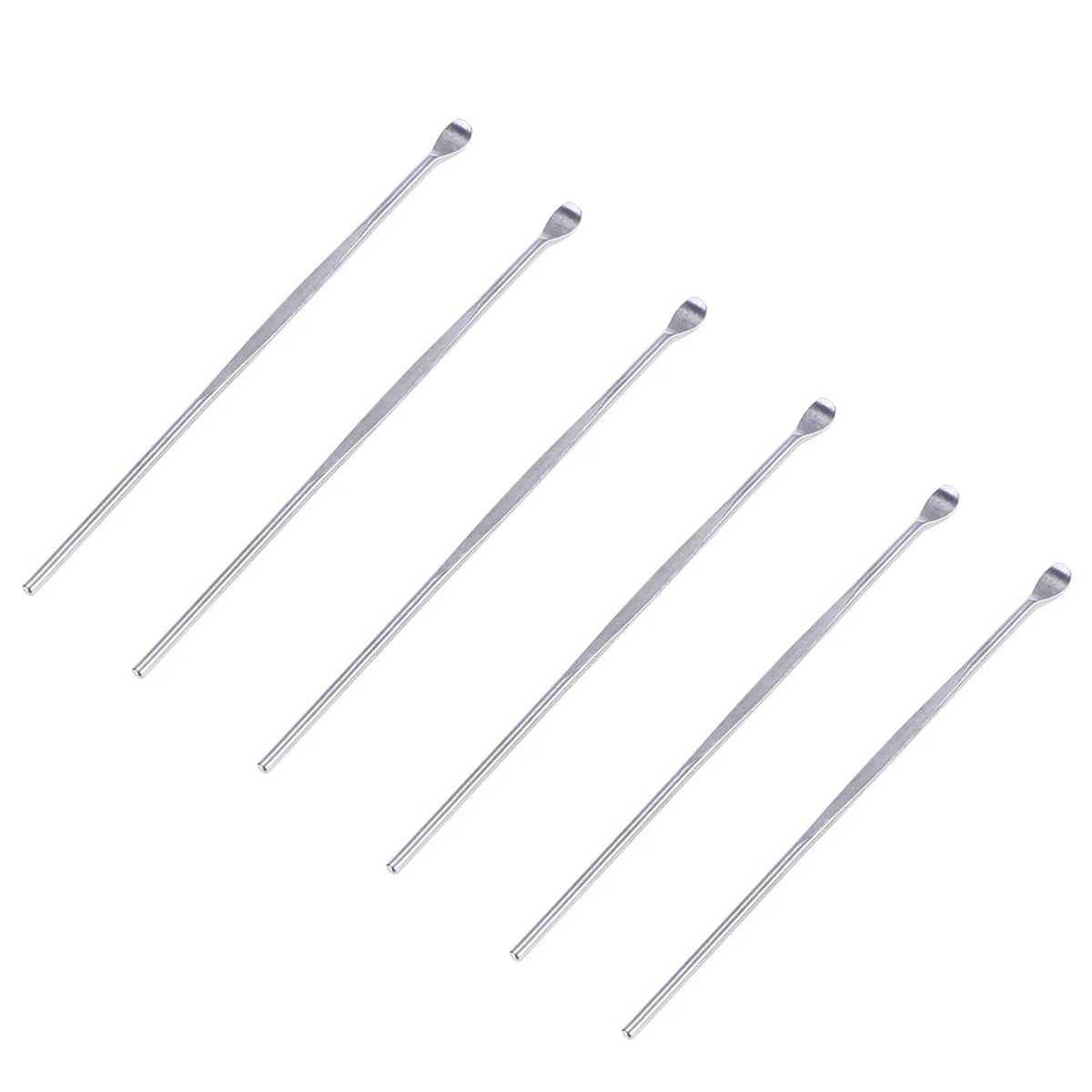 

6pcs Stainless Steel Earpicks Curette Wax Remove Tool
