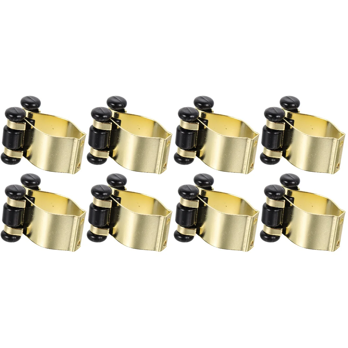 

8 Pcs Large Pole Storage Racks Metal Club Clips Tools Rod Holders