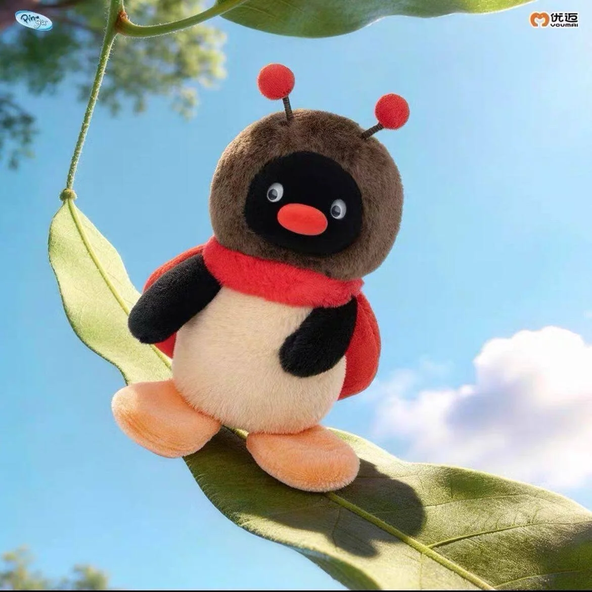 Фото Плюшевая фигурка-подвеска Pingu из серии «Насекомые» в слепой коробке, брелок, милая настольная декорация, игрушка-сюрприз, подарок №4