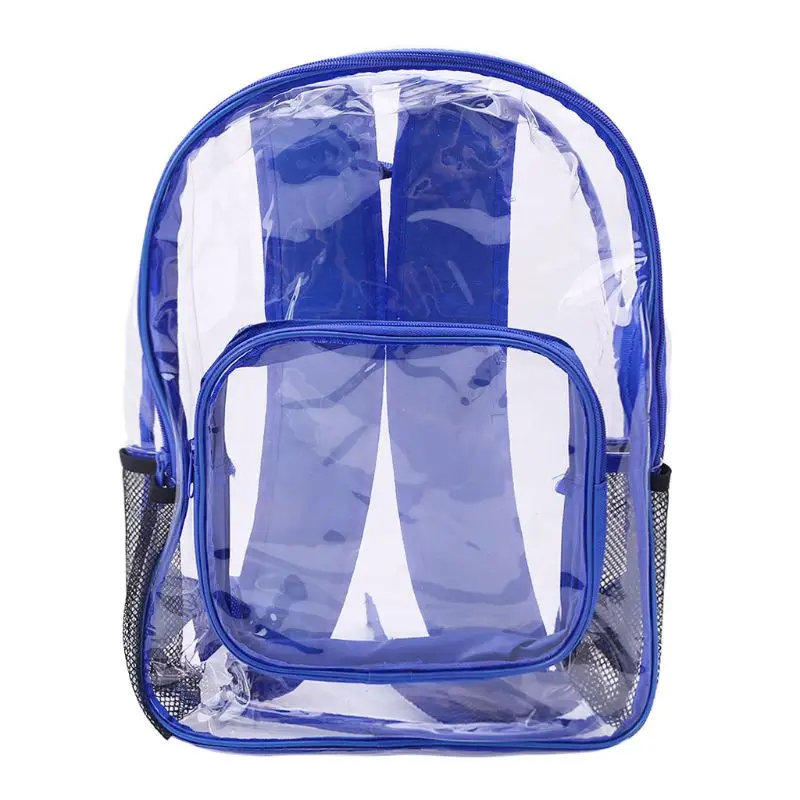 

Fashion Women Transparent PVC Clear Backpack Travel Shoulder Bag School Bookbags