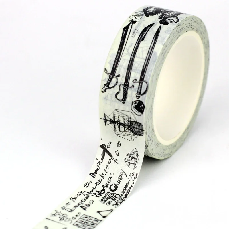 

Декоративная винтажная парусная лента GREATHOPE WASHI TAPE