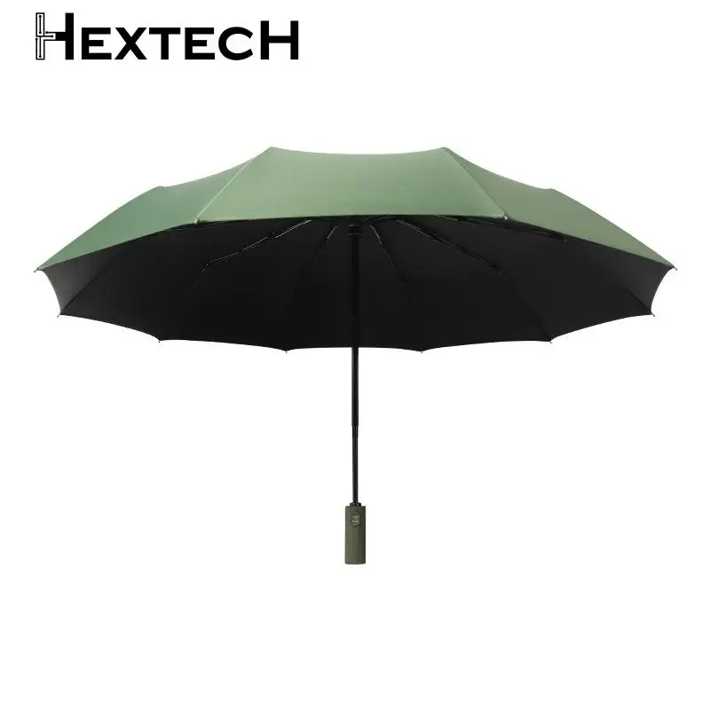 

New Automatic Umbrella Sunshade for Men and Women 10 Umbrella Bones Black Glue Sunscreen Anti-ultraviolet Sun Umbrella