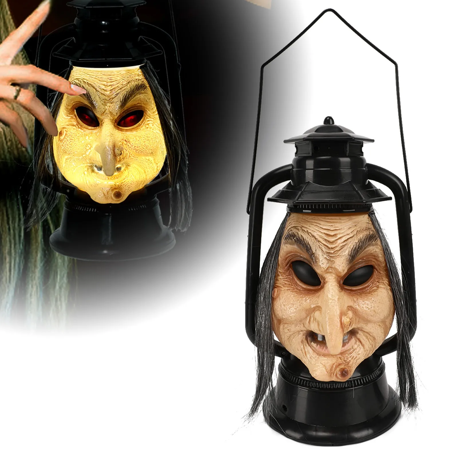 Хэллоуин искусственная винтажная садовая ведьма украшения с ужасной шляпой