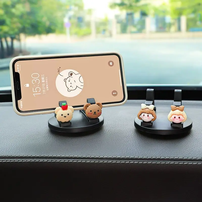 

Car Bracket Female Car Center Dashboard Fixed Navigation Support Frame Multifunctional Universal Car Interior Supplies