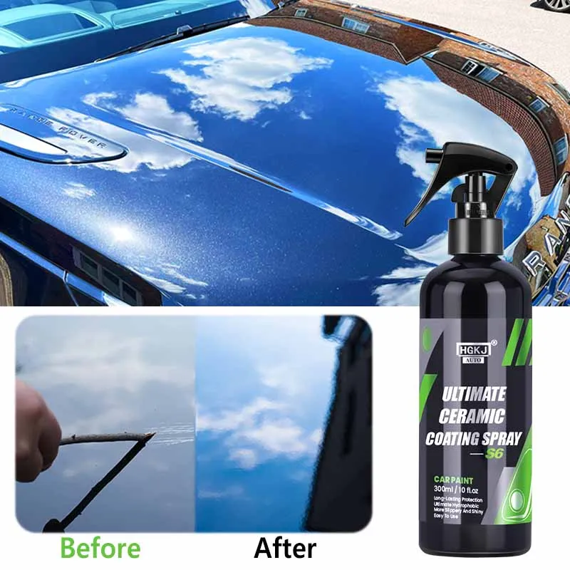 

Car Ceramic Coating 600ML Nano Hydrophobic Spray HgkjS6 Wax Crystal Body Polish Scratch Repair Removal Paint Care Liquid Polymer