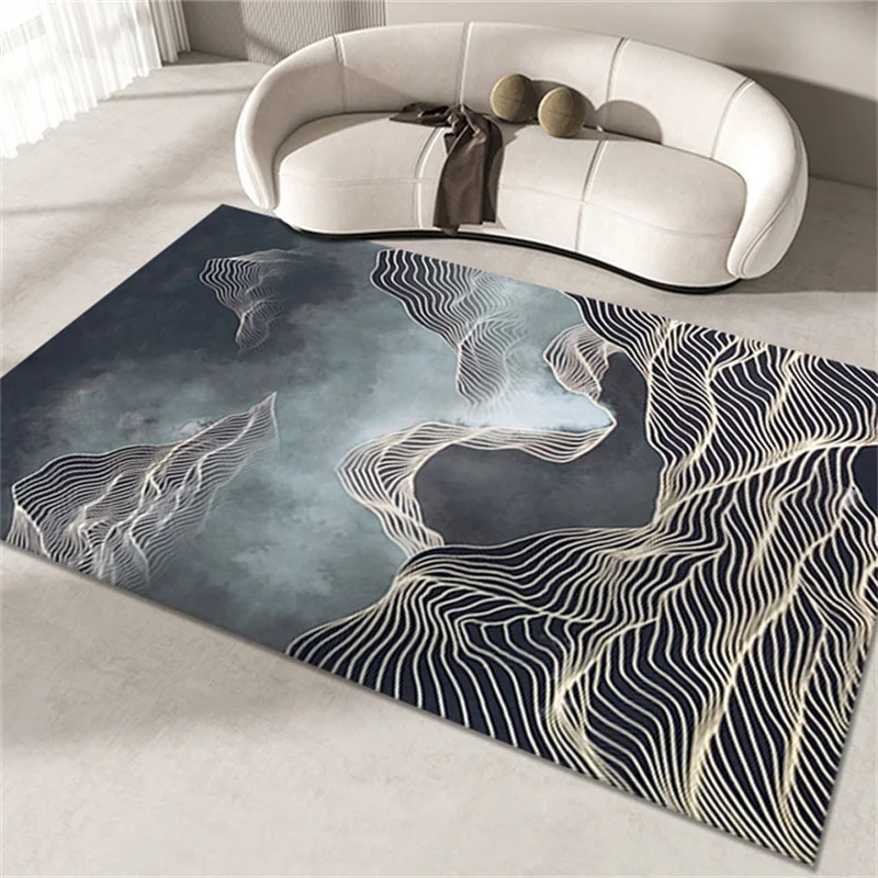 

Carpets for Living Room Pink Gold Oil Painting Washable Decoration Floor Lounge Rug Large Area Rugs Bedroom Carpet HomeDecor mat