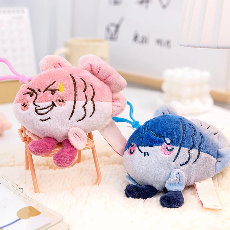 

Plush Dolls Stuffed Animals Salted Fish Roll Over Doll Pendant Couple Cute Toy Creative Birthday Christmas Gift for Childrens