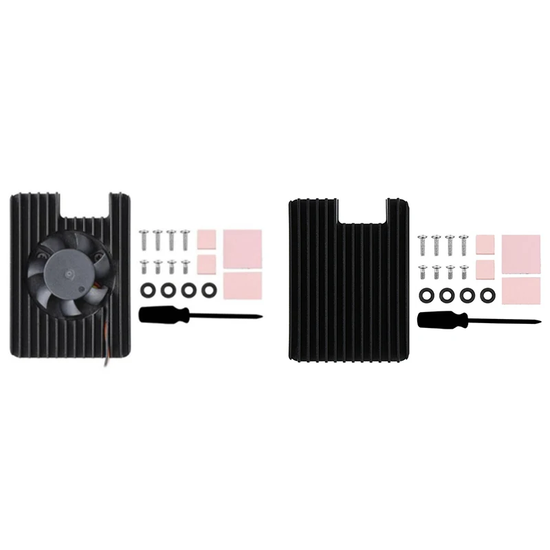 Радиатор для Raspberry Pi CM4 с вентилятором радиатор компьютерный модуль 4
