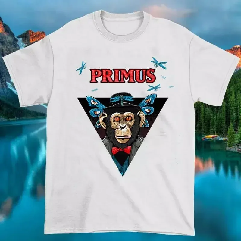 Фото Новая мужская футболка Primus 2024, полный размер, белого цвета №1