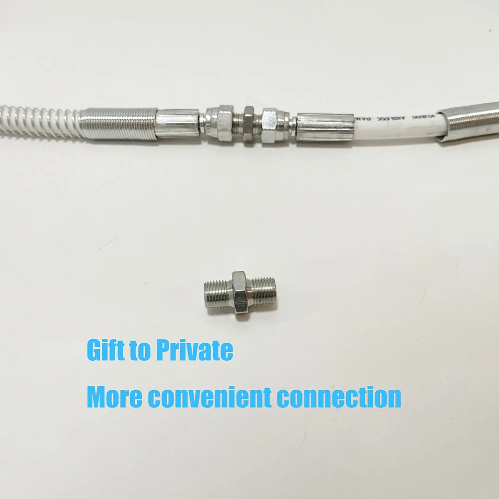 Белый 1/4 дюймовый шланг для распыления без воздуха распылитель с максимальным