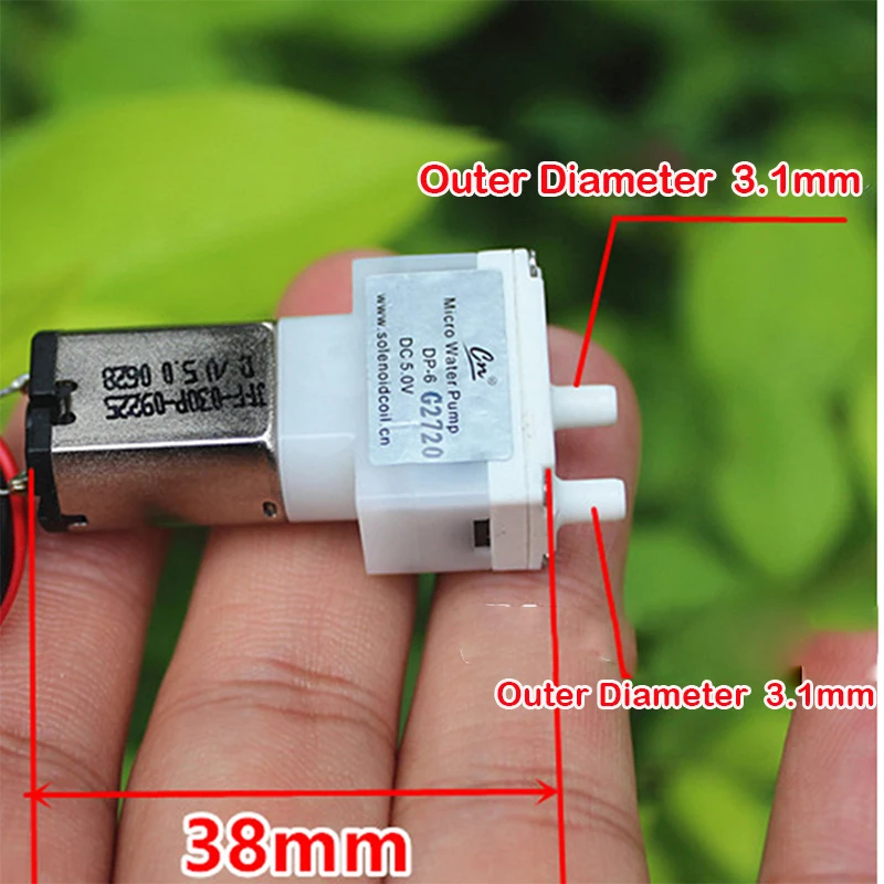 

DC 3V 4V 5V Small 030 Motor Water Pump 0.8L/min Mini Self-priming Pump Suction Pump Negative Pressure Pump for Robot Cleaner