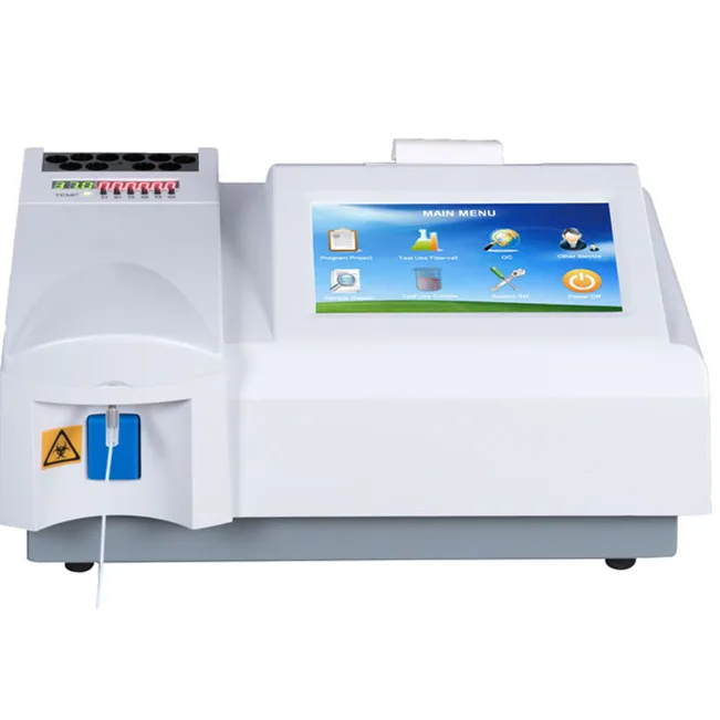 

Touch screen chemistry analyzer clinical blood test machine