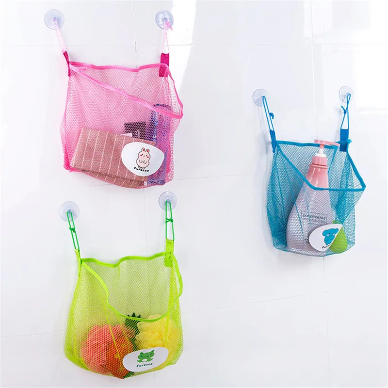 

Creative Baby Kids Bathing Toy Space Saving Storage Bag Bathroom Organizer Folding Mesh Net Storage Pouch