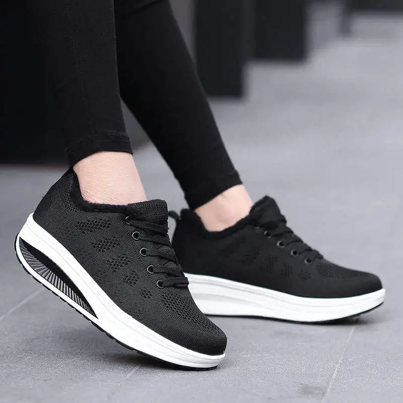 

Snicker White Women's Sneakers Large Platform Women Platform Sport Shoes Running Shoes Woman Women's Summer Sports Shoes Tennis