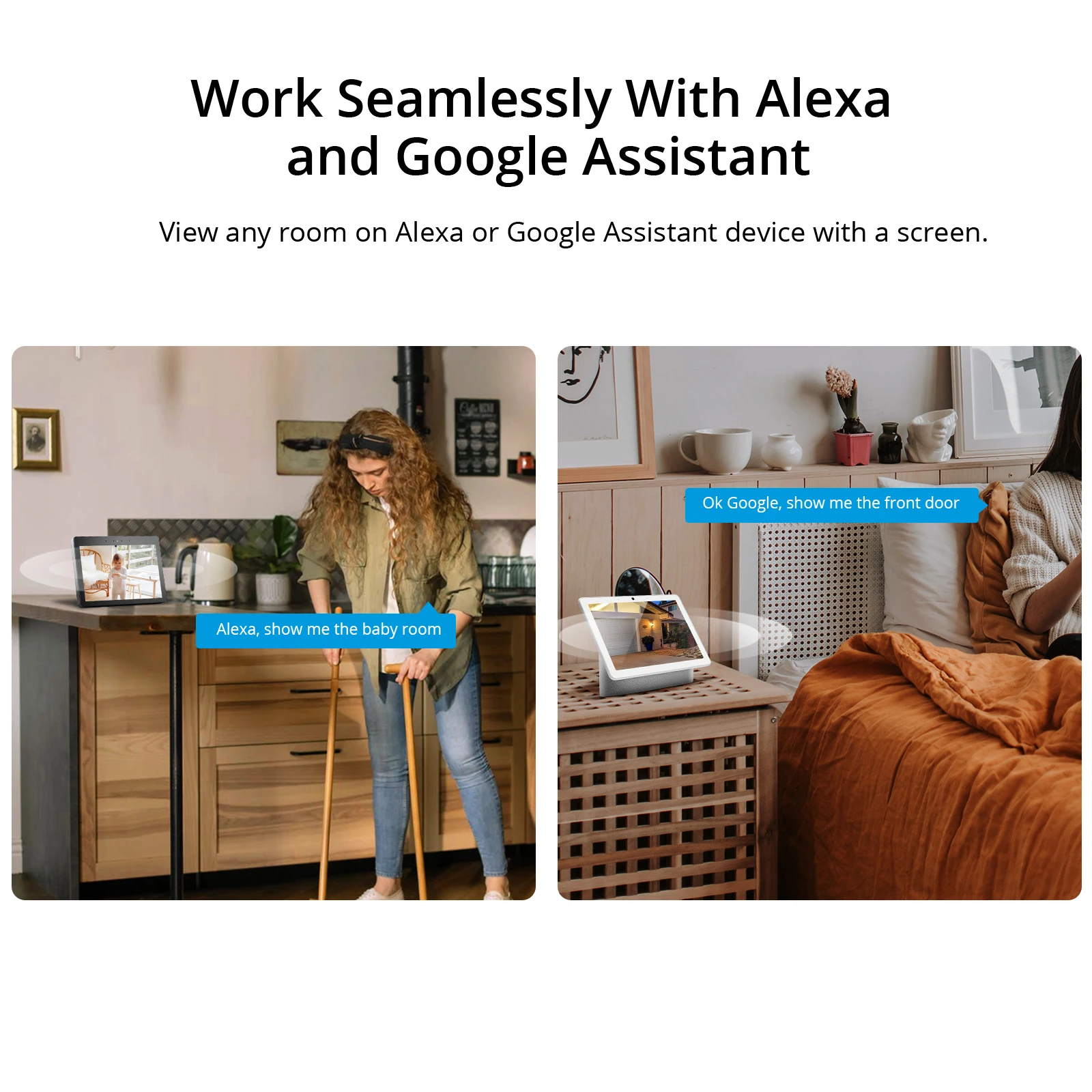 Умная Wi-Fi камера видеонаблюдения SONOFF 1080P |