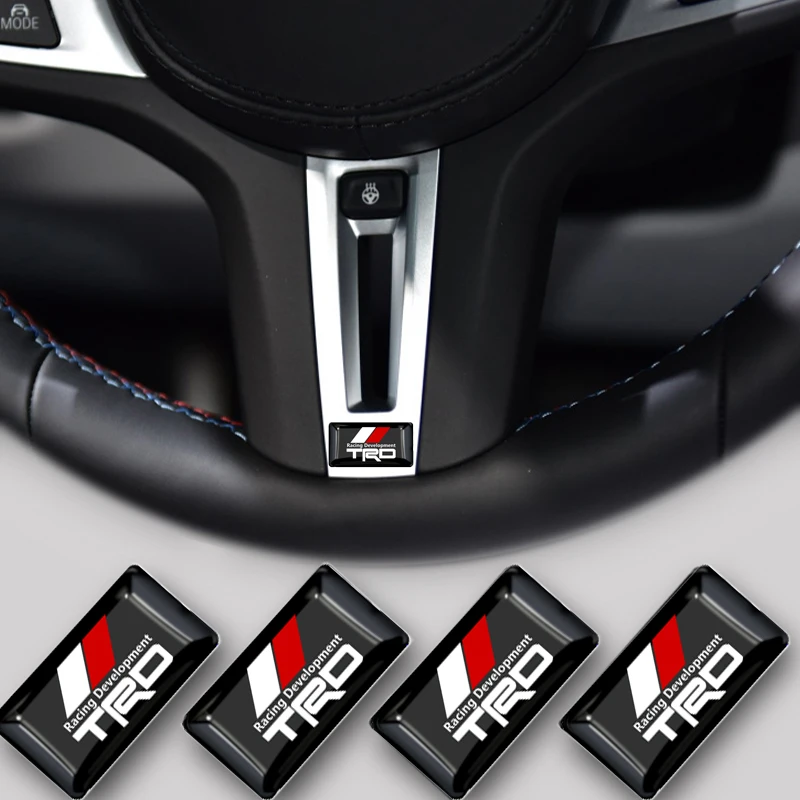 

Car Stickers Car Emblem Stickers Decorative Decals for TRD TOYOTA Crown Reiz Corolla Prada Alphard Yaris Camry GT86 Accessories