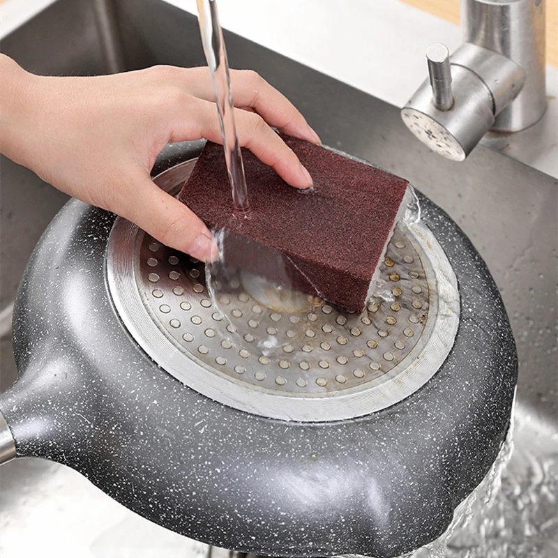 

Magic Cleaning Sponge Brush Rust Remover Brush Kitchen Dish Pot Cleaning Tool Household Kitchen Accessories