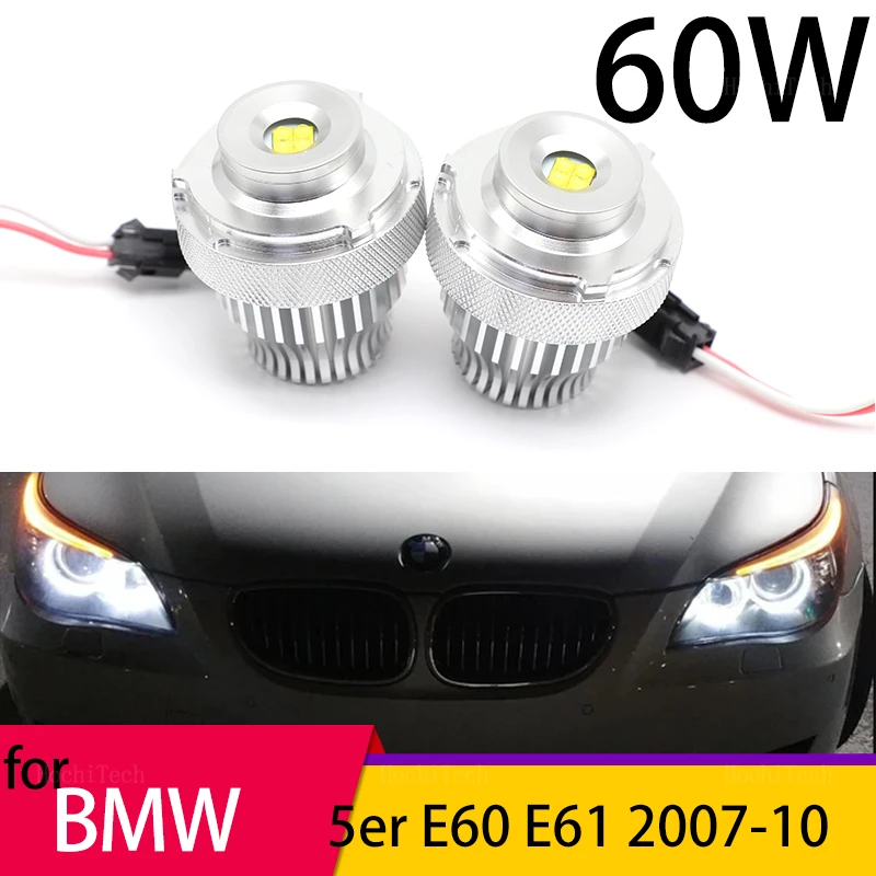 

LED Angel Eyes Light Halo Ring Headlight Canbus For BMW 5 Series E60 E61 LCI Halogen Headlight 545i 550i 535i 530i 520i 2007-10