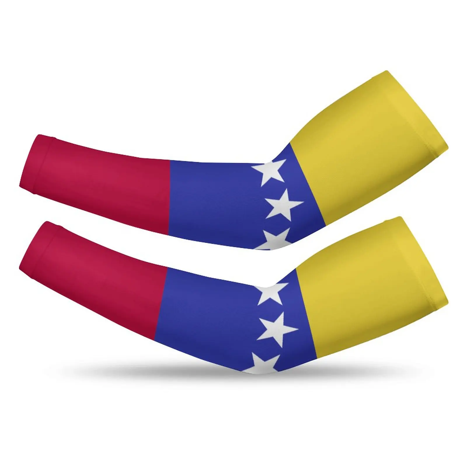 

Venezuela Country Flag Sun Protection Arm Sleeves for Men Women Cooling Ice Silk Compression Cover Shield For Sport