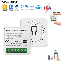 homekit diy smart switch mini remote control wifi switch automation module support an external work with alexa google home