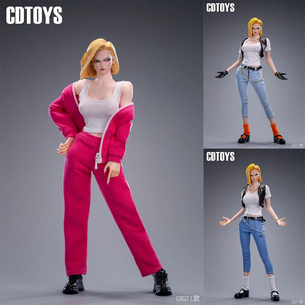 

CDTOYS CD027 1/6 Android 18 женский костюм, аксессуары для женской модели, подходит для 12 "экшн-фигурки