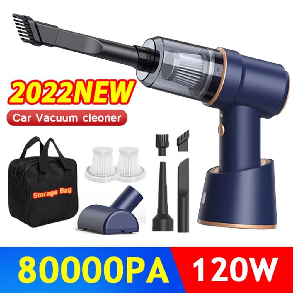 

80000Pa Car Wireless Vacuum Cleaner Cordless Handheld Auto Vacuum Home Appliance Home & Car Dual Use Mini Vacuum Cleaner