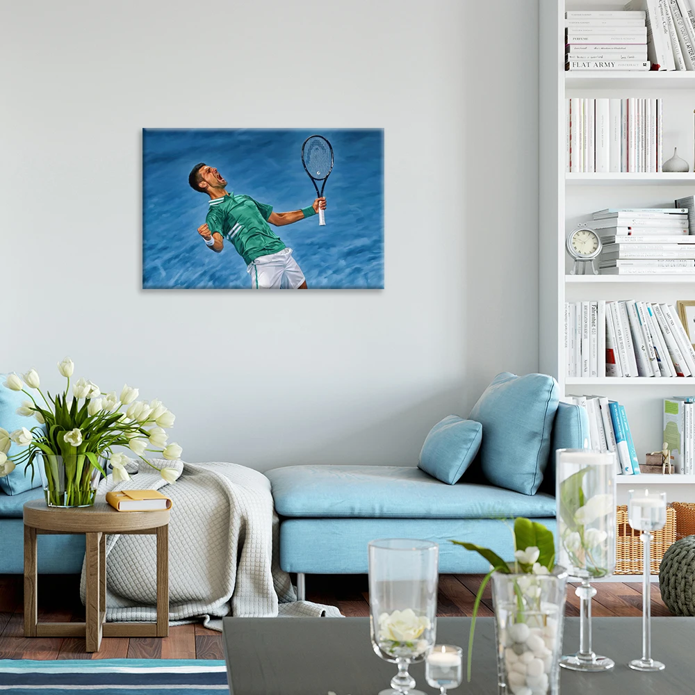 Постер для тенниса Superstar Djokovic спортивный постер холст настенный художественный