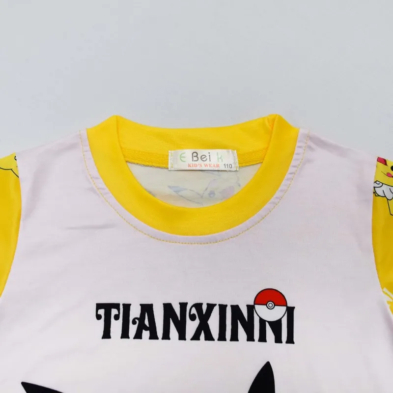 Новинка 2024 Детская Пижама Милый Летний Тонкий комплект с короткими рукавами для