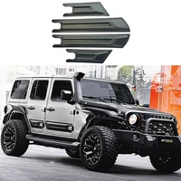 ABS INJECTION MATTE BALCK SIDE MOLDING BODY KITS TRIM FIT FOR JEEP WRANGLER JK JL JT CAR DOOR GUARDS COVER OFF-ROAD ACCESSORIES