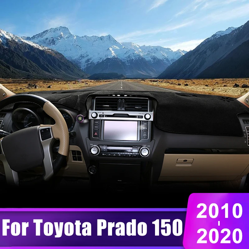 Накладки на приборную панель автомобиля для Toyota Land Cruiser Prado 150 FJ150 2010 ~ 2017 2018 2019 2020