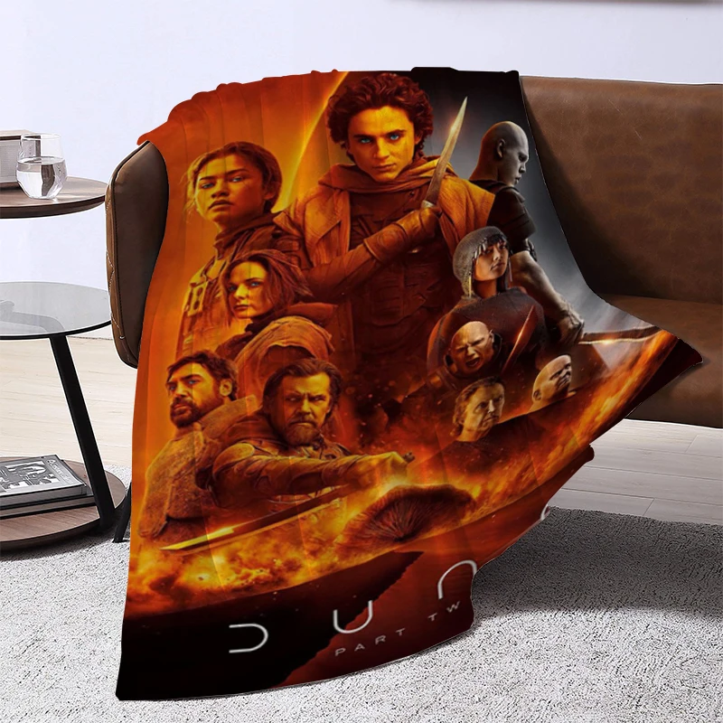 HD Movie Dune 2 одеяла и пледы для гостиной дивана пушистое постельное белье из