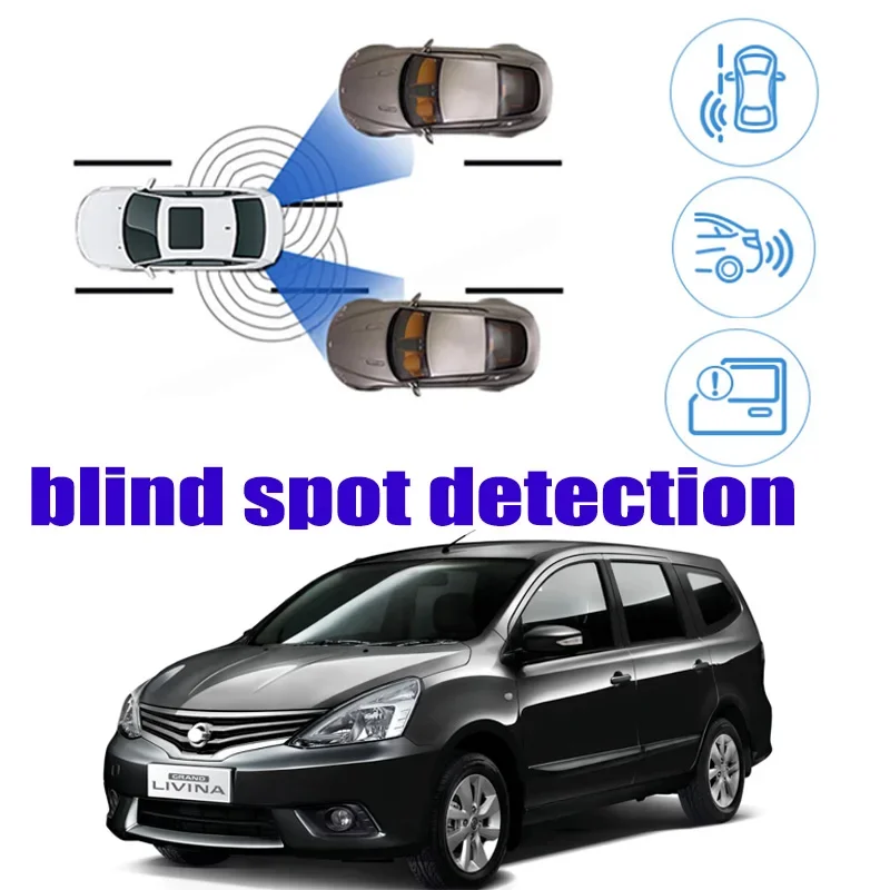 Для Nissan Livina L10 2006 ~ 2013 Автомобиль BSD BSA BSM Предупреждение о слепой зоне безопасности