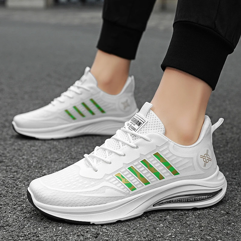 

2023 New Spring Mesh Flat Bottom Lace Up Casual Men's Sports Shoes Fashion Anti Slip Soft Sole Trend Versatile Shoes for Men